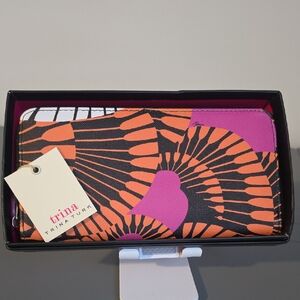 Trina Turk Orange and Pink Wallet